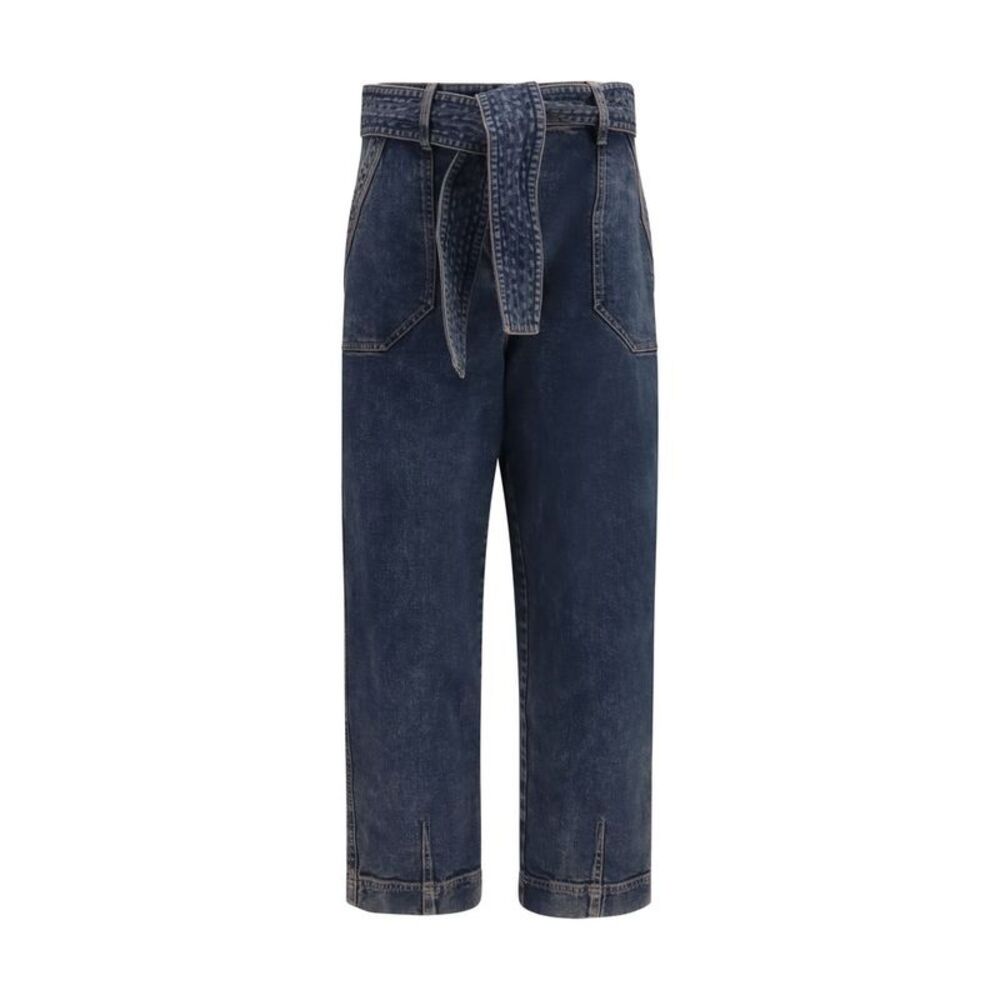 Giorgio Armani Blue Cotton Jeans Women's Denim
